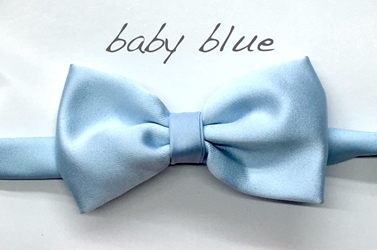 Baby blue Satin bow 