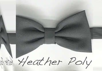 Heather Polyester bow 