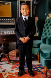 Oasis Safari Black Kids Suit 