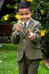 Oasis Safari Olive Kids Suit 