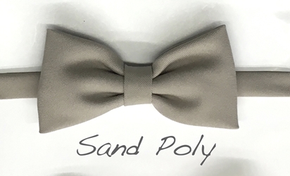 Sand Polyester bow 